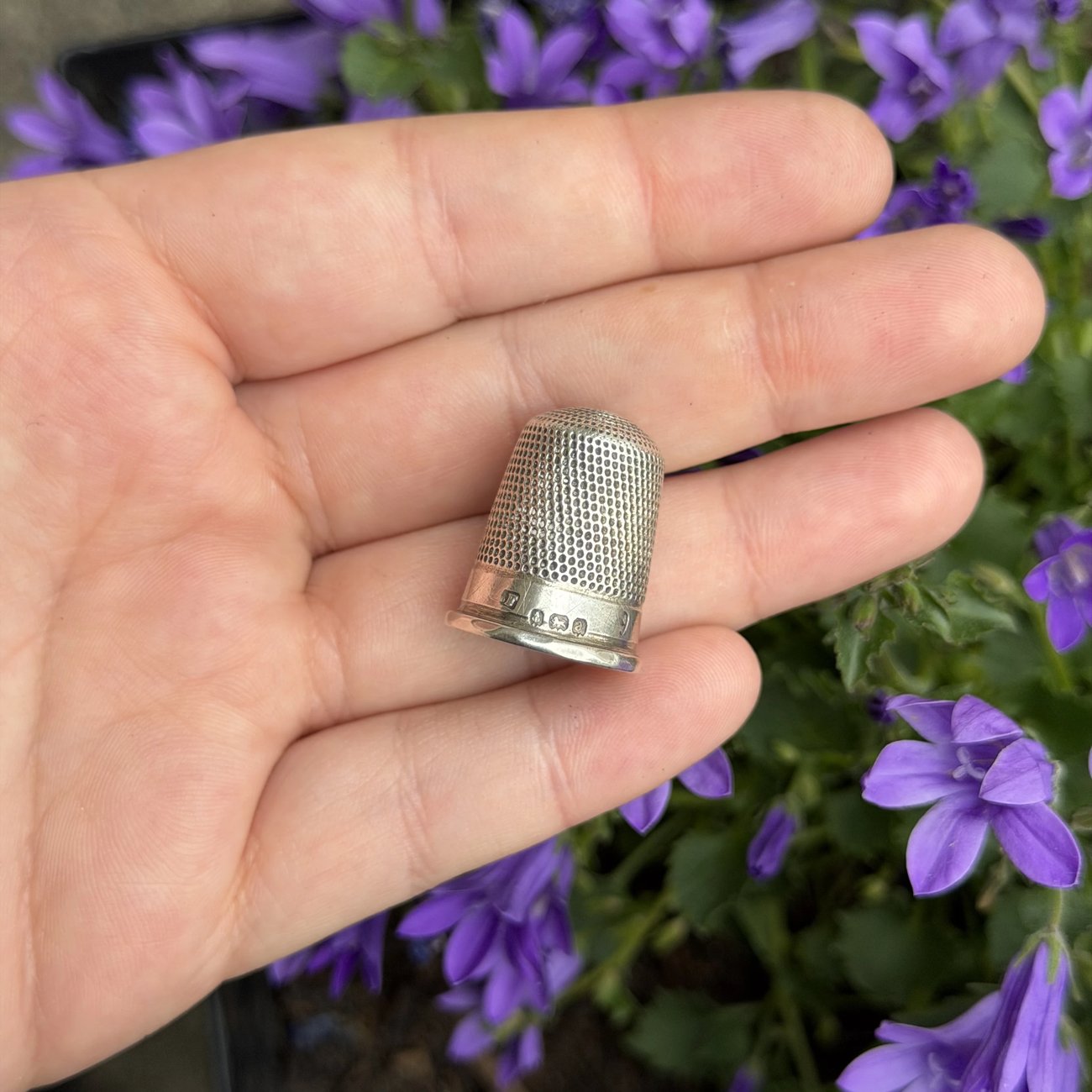 Antique Sterling Silver Thimble - 2