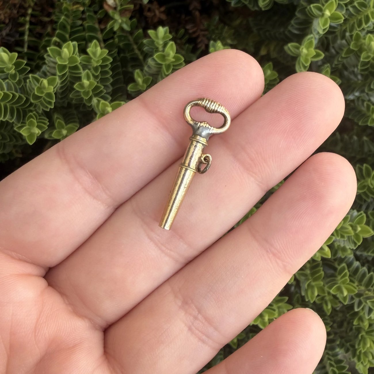 Antique Georgian Pocket Watch Key Gold Cased - 2