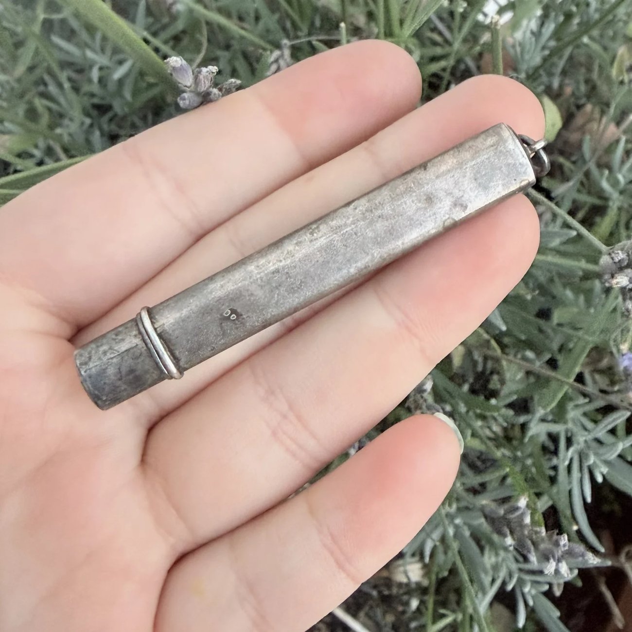 Antique Edwardian Carpenters Pencil Sterling Silver Pendant - 2