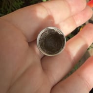 Antique Georgian Silver Filigree Thimble Pendant c1800 Sewing Etui Necessaire Vacant Cartouche - 6