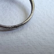 Vintage Silver Cameo Ring Carved Lady Portrait Shell Oval Bezel Ladies - 6