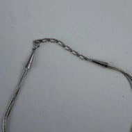 Sterling Silver Liquid Silver Amethyst Lariat Necklace - 7