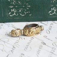 Antique Watch Gilt Key Pocket Watch Winder Fob Albert Charm Pendant - 3