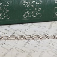 Sterling Silver Cable Link Chain Necklace Dainty Long Short Belcher Layering Fine - 3