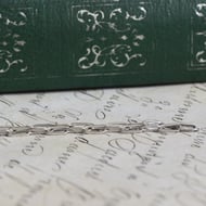 Sterling Silver Cable Link Chain Necklace Fine Dainty Long Short Layering Delicate - 4