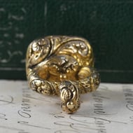 Antique Rolled Gold Fob Seal Carnelian Intaglio Ornate Scroll Watch Chain Wax Seal - 6
