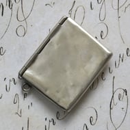 Antique Stamp Case Holder Envelope Pendant Fob Novelty Chatelaine Hinged Vesta Charm - 3