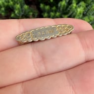 Antique Baby Bar Brooch Sterling Silver - 5