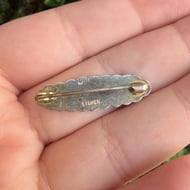 Antique Baby Bar Brooch Sterling Silver - 6