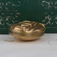 Antique Oval Locket Pendant Buckle Belt Rolled Gold Photo - 7