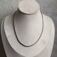 Vintage Sterling Silver Snake Chain Choker 16"
