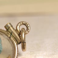 Vintage Gold Filled 12ct Chip Nugget Shaker Charm Pendant - 4