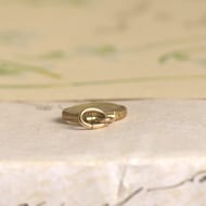Vintage Gold Filled 12ct Chip Nugget Shaker Charm Pendant - 6