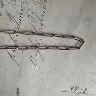 Vintage Sterling Silver Paperclip Chain Necklace 22" - 3