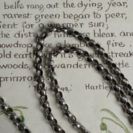 Vintage Sterling Silver Belcher Rolo Chain Long Necklace 32"  - 9