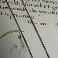 Vintage Sterling Silver Onyx Choker Dainty Chain Necklace Oval - 7