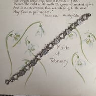 Vintage Sterling Silver Open Heart Diamond Cut Panel Bracelet Cute  - 3