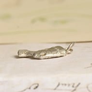 Vintage Queen Nefertiti Pendant Charm Egyptian Revival Silver 800 - 3
