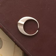 Vintage Sterling Silver Modernist Chunky Stacker Ring Statement Scandi