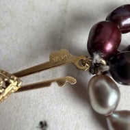 Vintage Freshwater Pearl Multi Strand Multi-Colour Necklace with 14ct Gold Clasp and Beads - 14