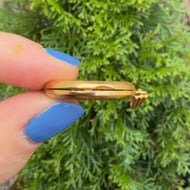 Vintage 9ct Rolled Gold Oval Locket Double Photo Pendant - 5