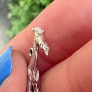 Vintage Silver Giraffe Charm Pendant - 3
