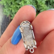 Vintage Silver Fire Engine Truck Charm Pendant  - 5