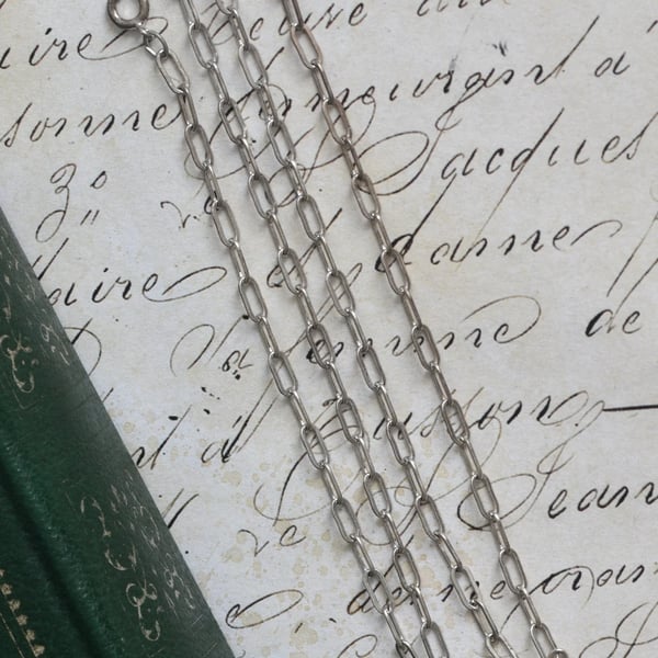 Sterling Silver Cable Link Chain Necklace Fine Dainty Long Short Layering Delicate