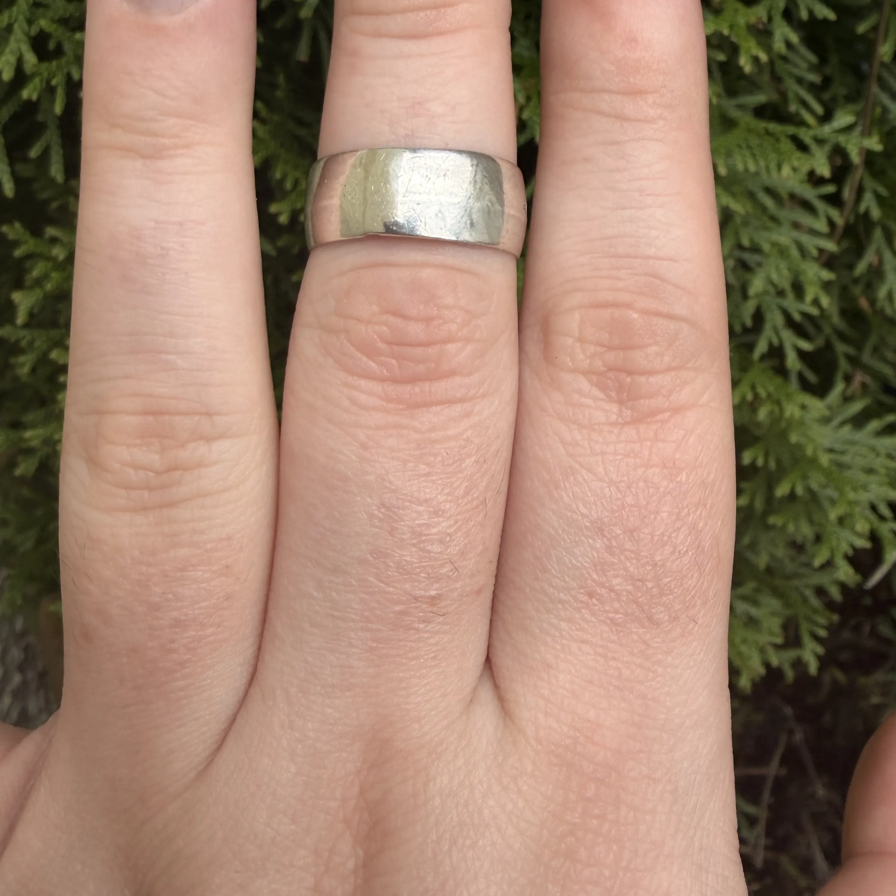 261003A-034 — 261003A-034-5.webp Sterling Silver Wide Chunky Band Ring